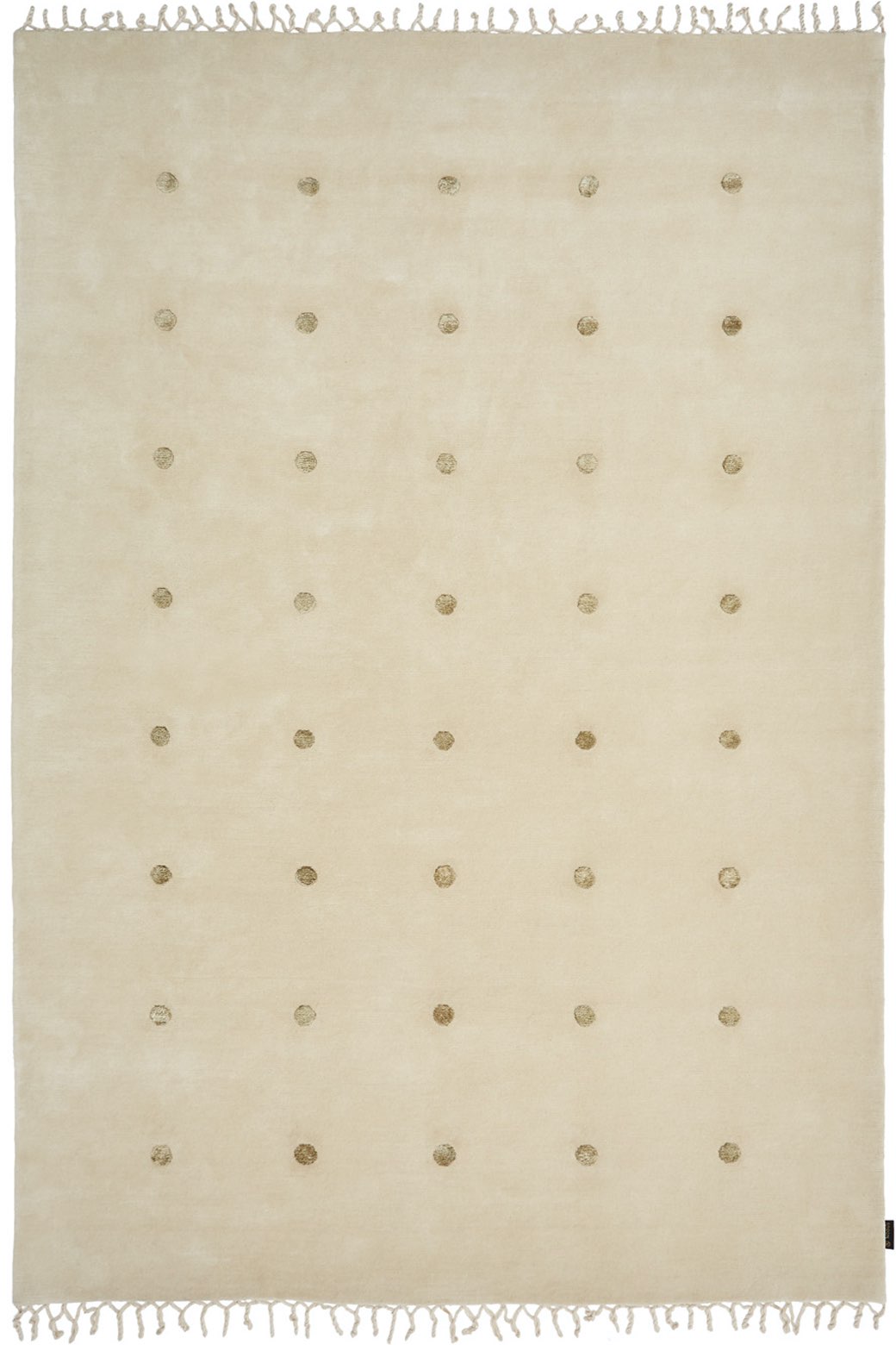 Punti Beige Handmade Rug