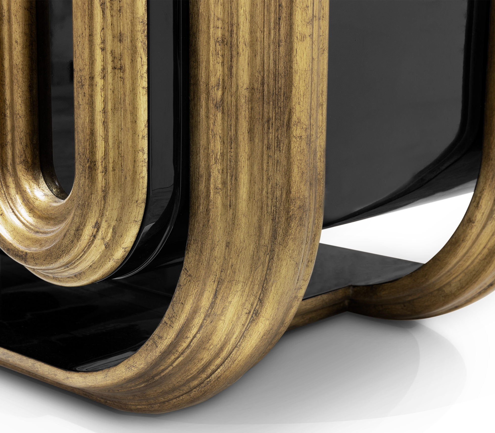Ellipse Antique Designer Sideboard