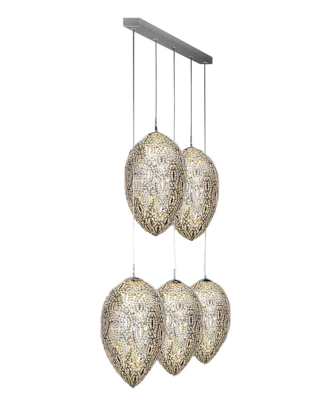 Arabesque Egg Designer Chandelier