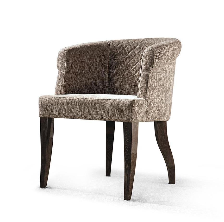 Rounded Italian Crafted Armchair