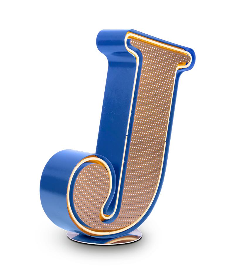 Joyful Cheerful Letter J