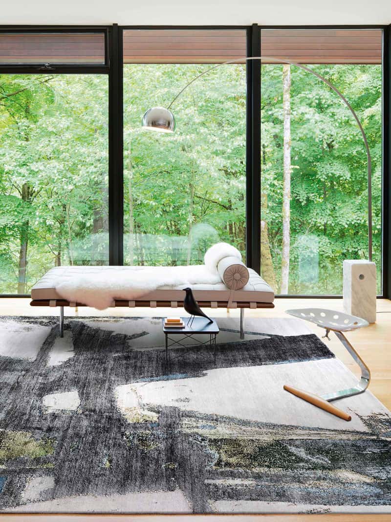 Green Rust Hand-Woven Exquisite Rug | Size: 274 x 365 cm