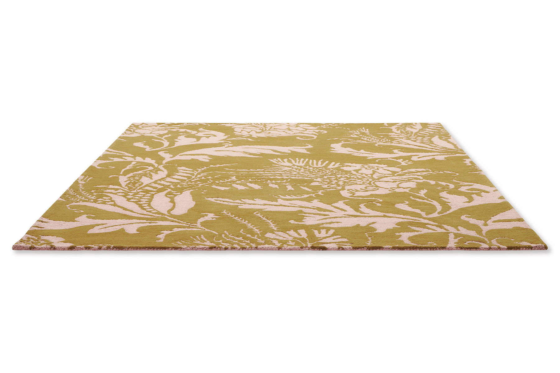 Baroque Yellow Designer Rug | Size: 200 x 280 cm