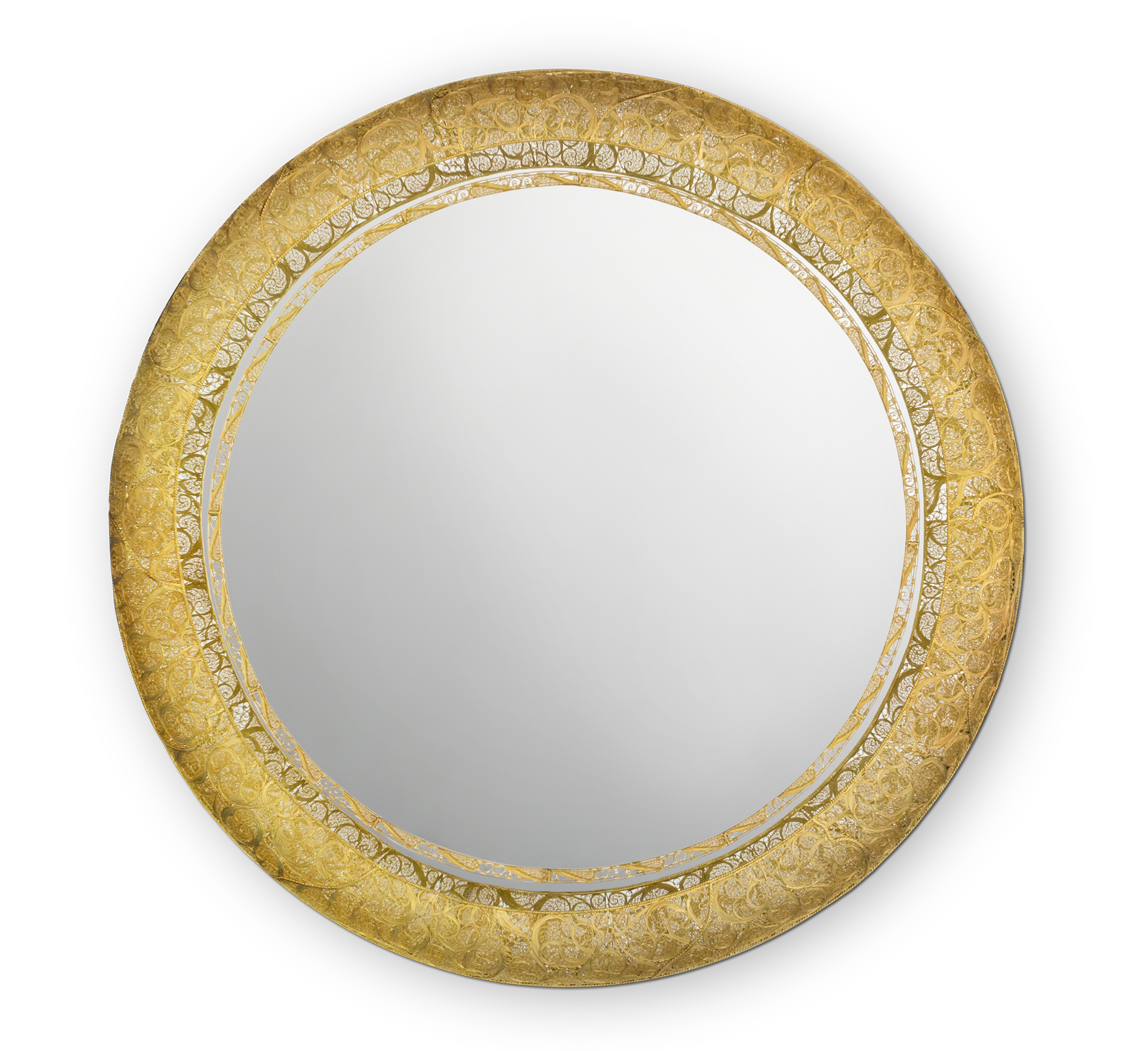 Crown Filigree Designer Mirror