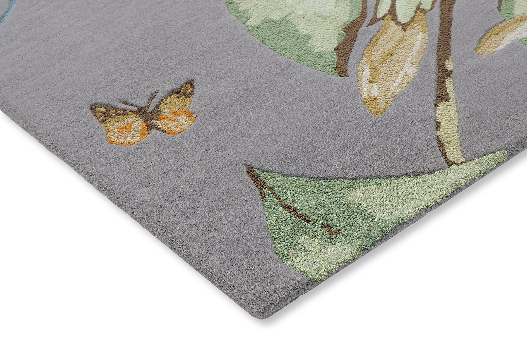 Hummingbird Grey Hand-Woven Rug | Size: 120 x 180 cm