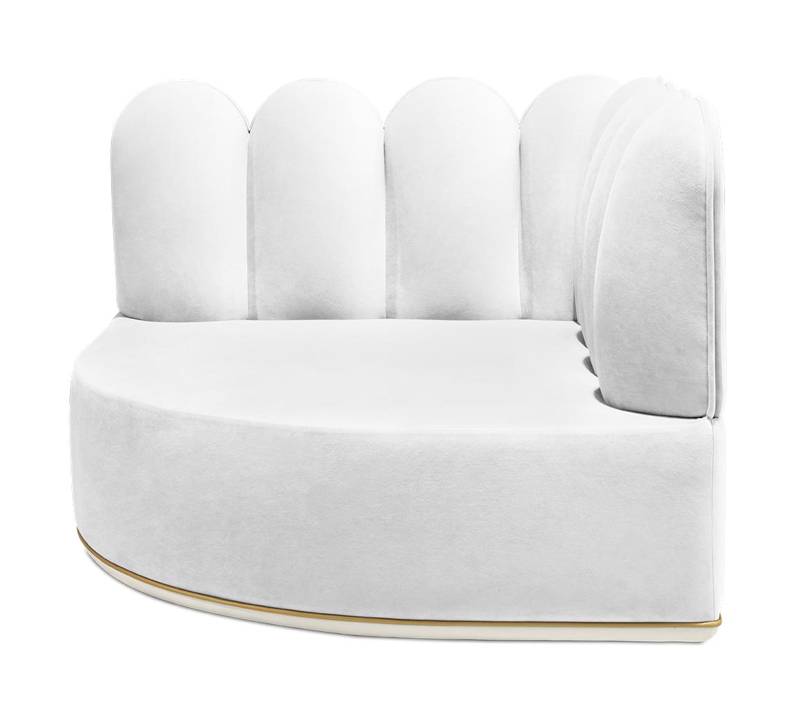 Fluffy Cloud White Sofa