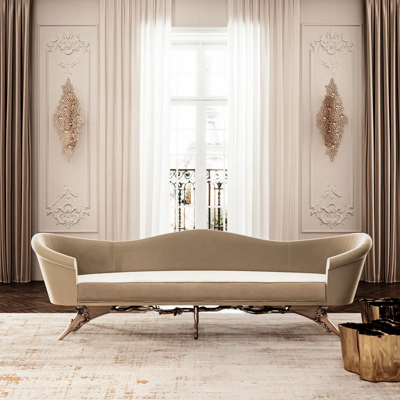 Colette Floral Sofa