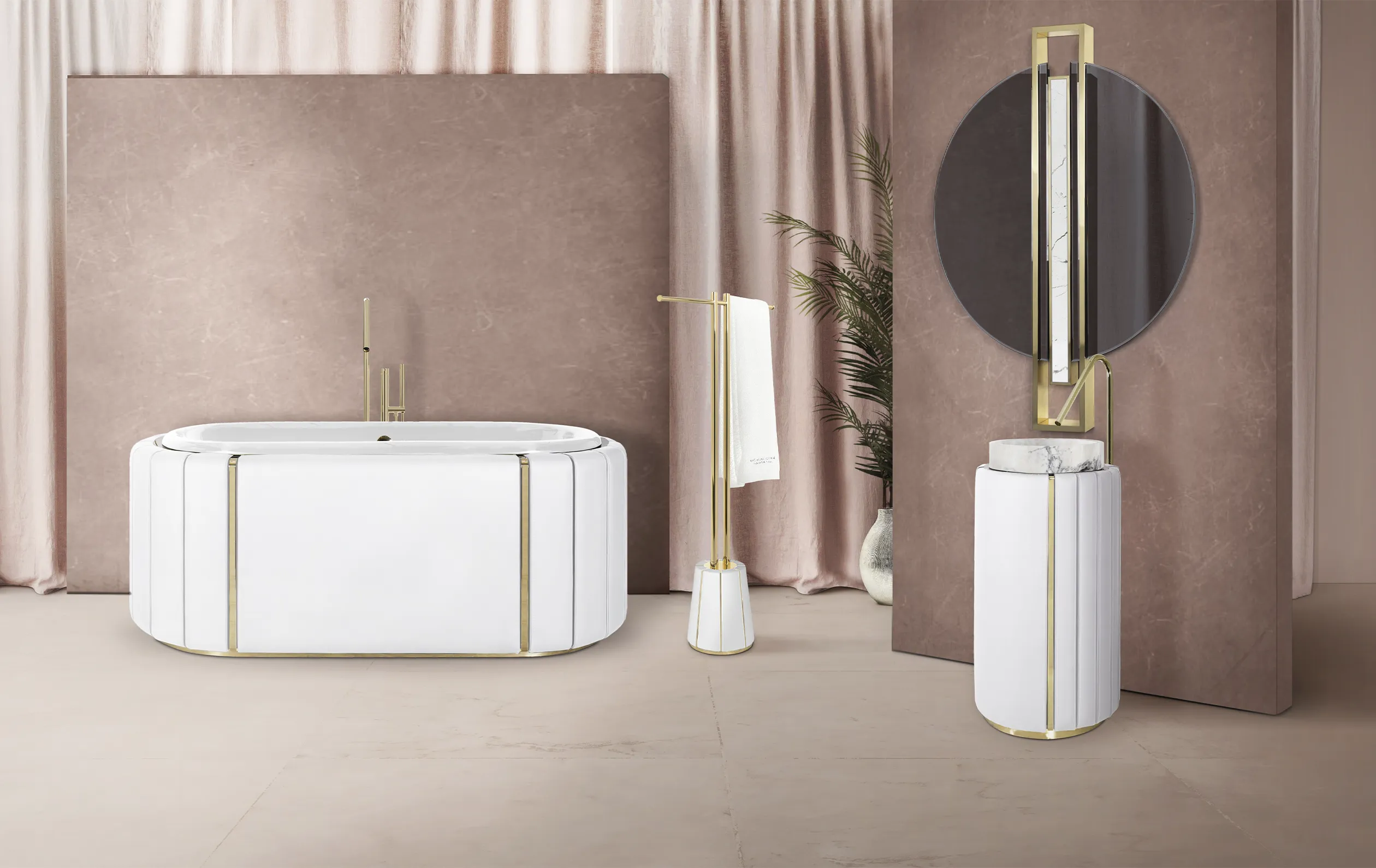 Royal Soak White Bathtub - 1
