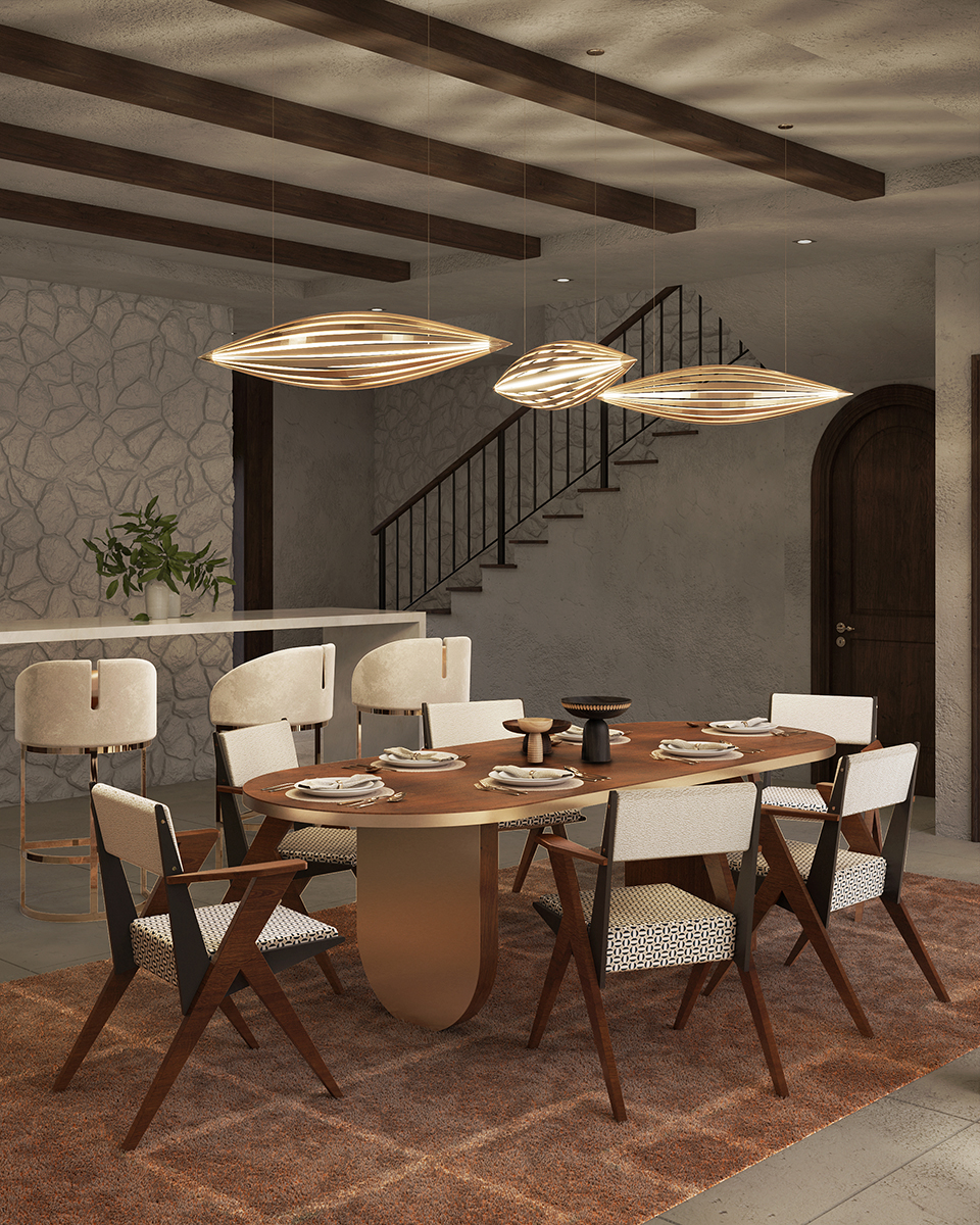 Encapsulated Glow Suspension Lamp