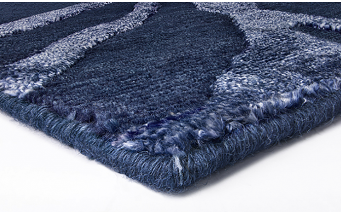 Hand-Woven Blue Rug | Size: 200 x 300 cm
