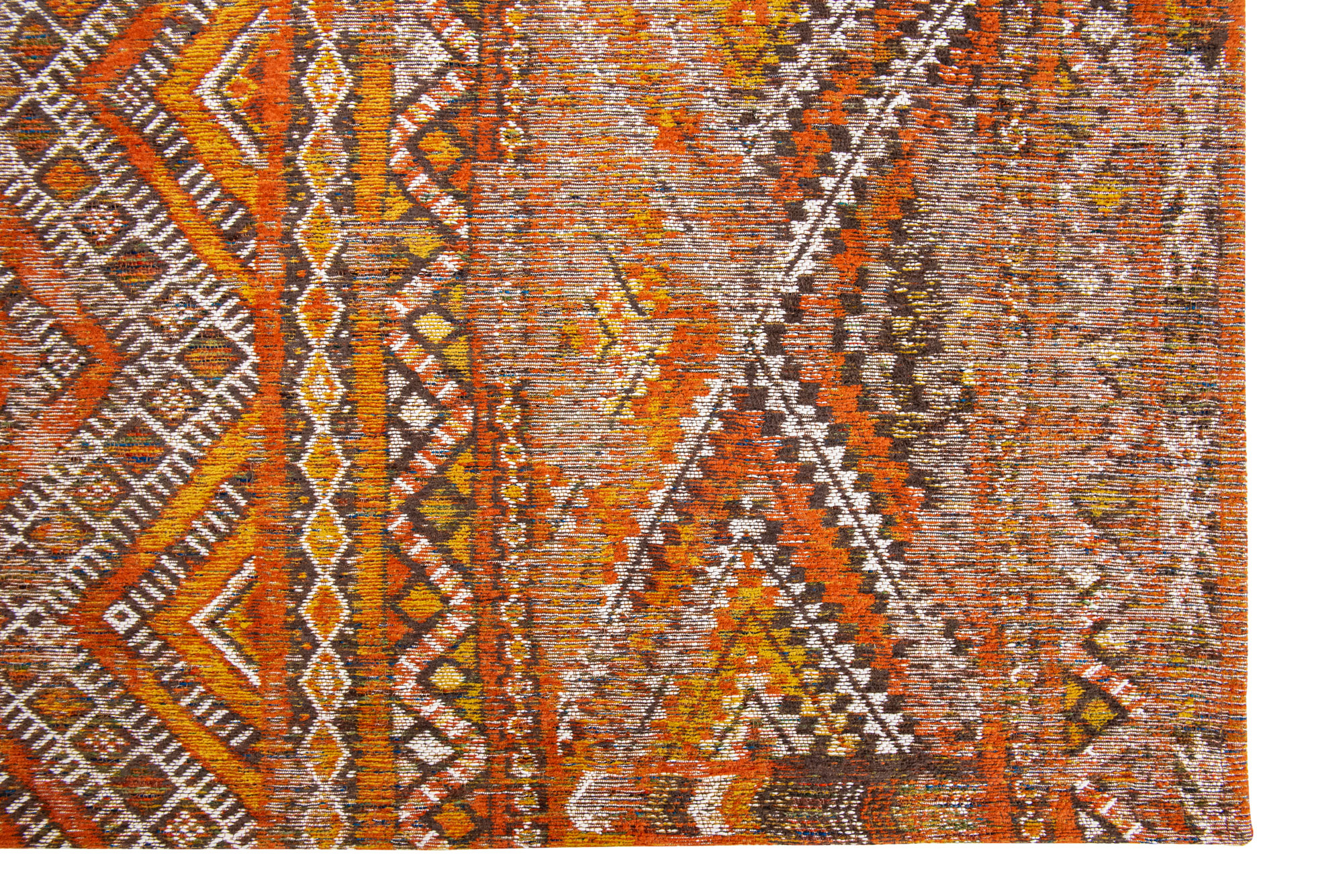 Vintage Flatwoven Orange Rug