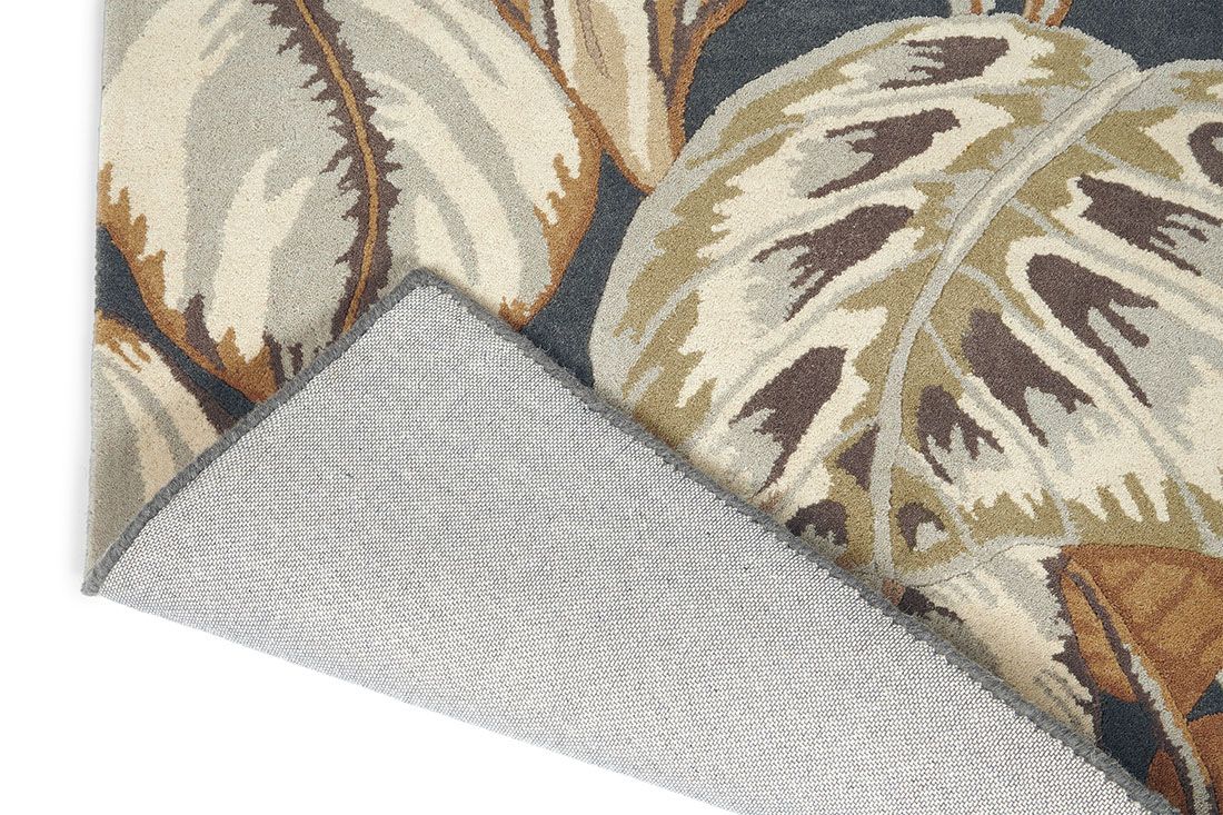Calathea Charcoal 50805 Premium Rug