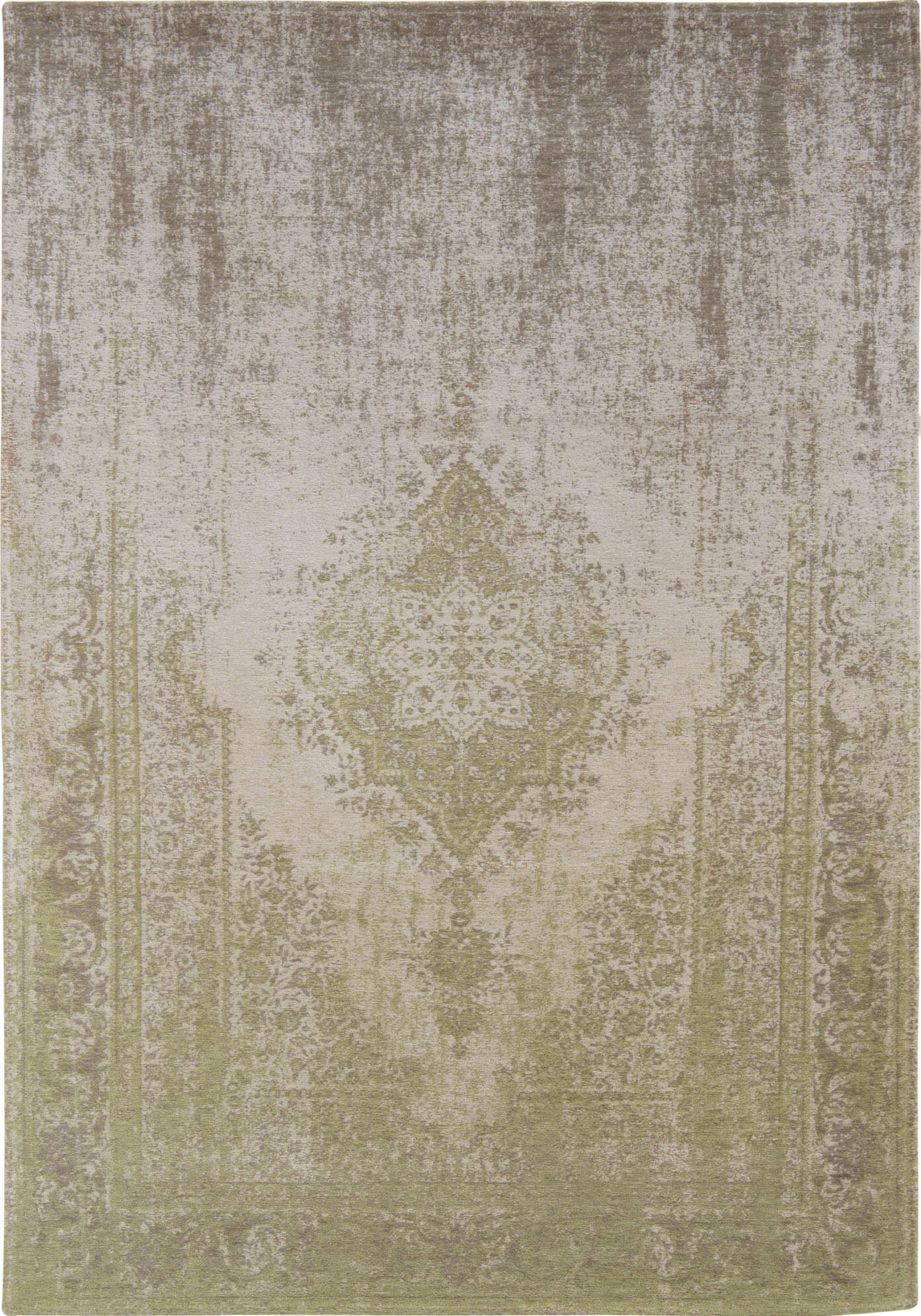 Persian Vintage Style Rug Pearl Cream | Size: 80 x 150 cm