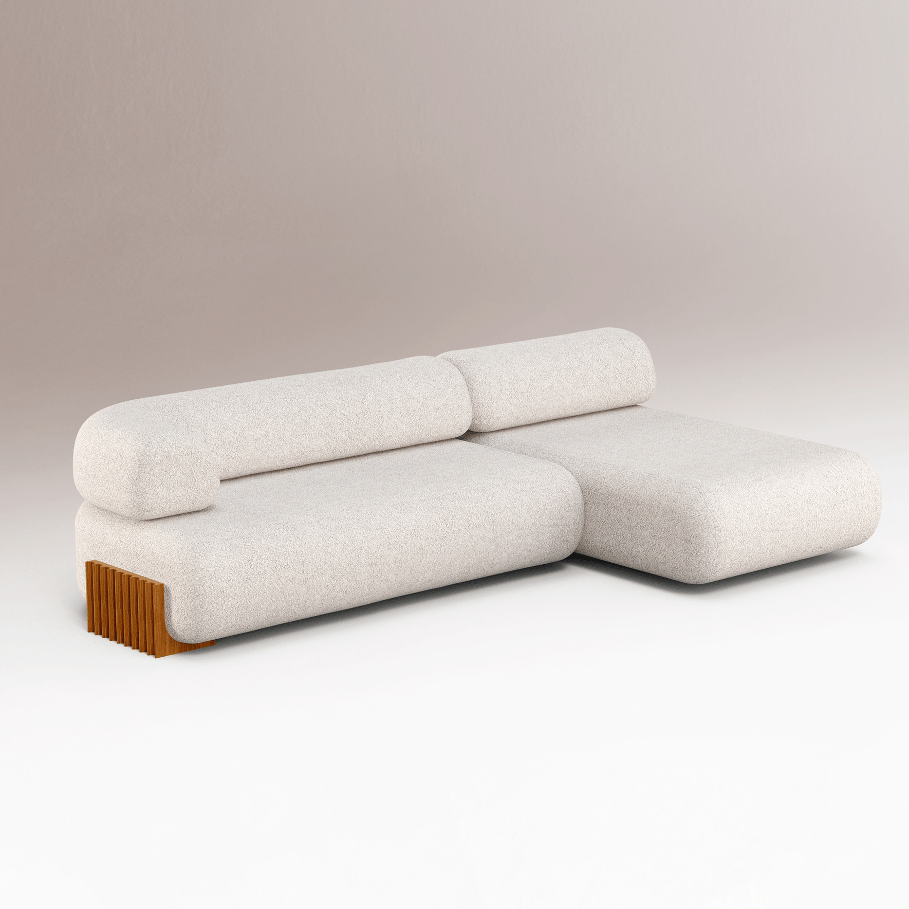 Carmel White Modular Sofa - 1