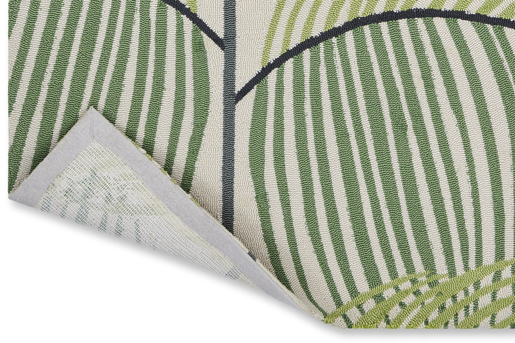 Leaf Green Outdoor Handwoven Rug