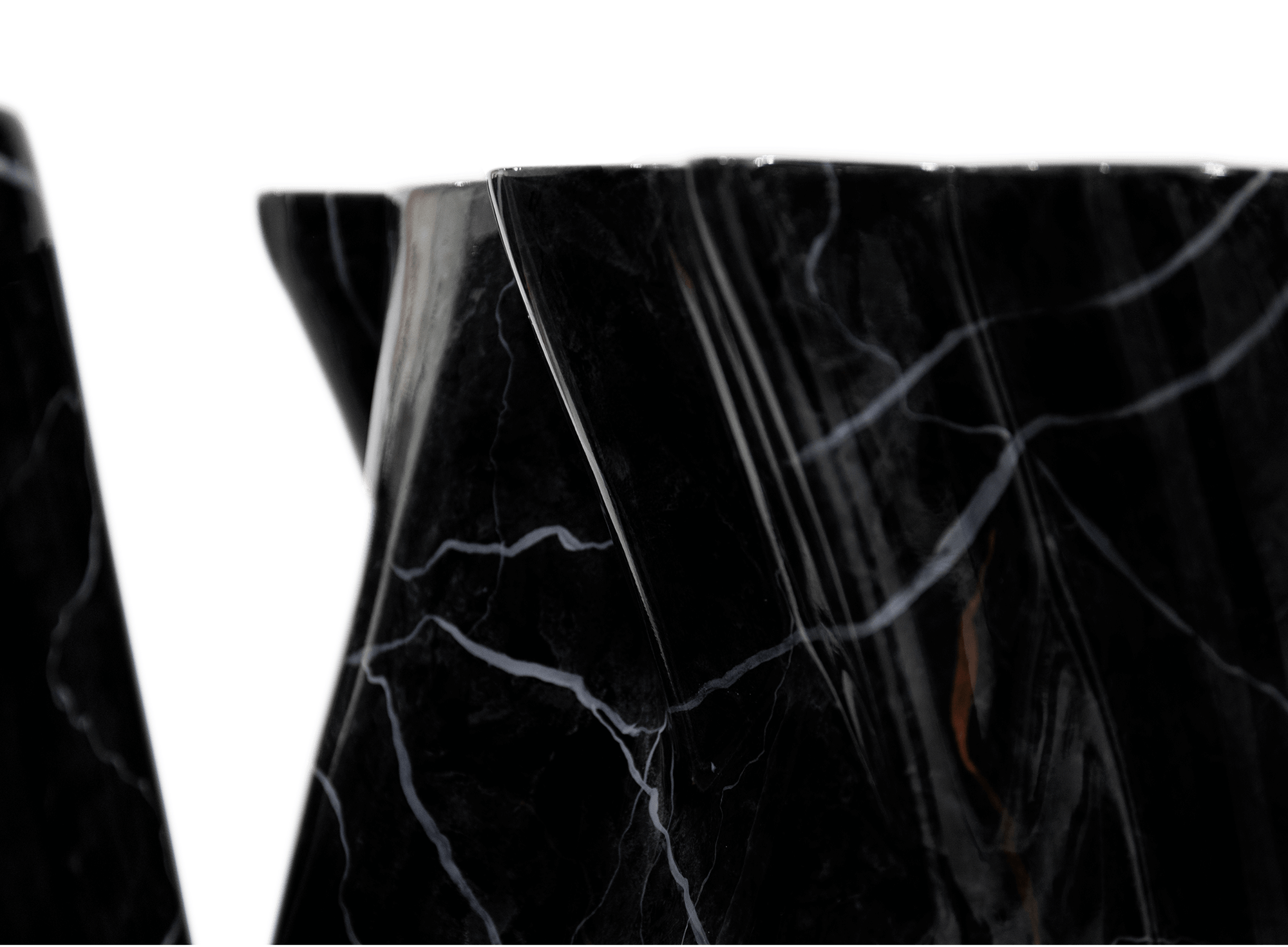 Monochrome Faux-Marble Elite Sideboard