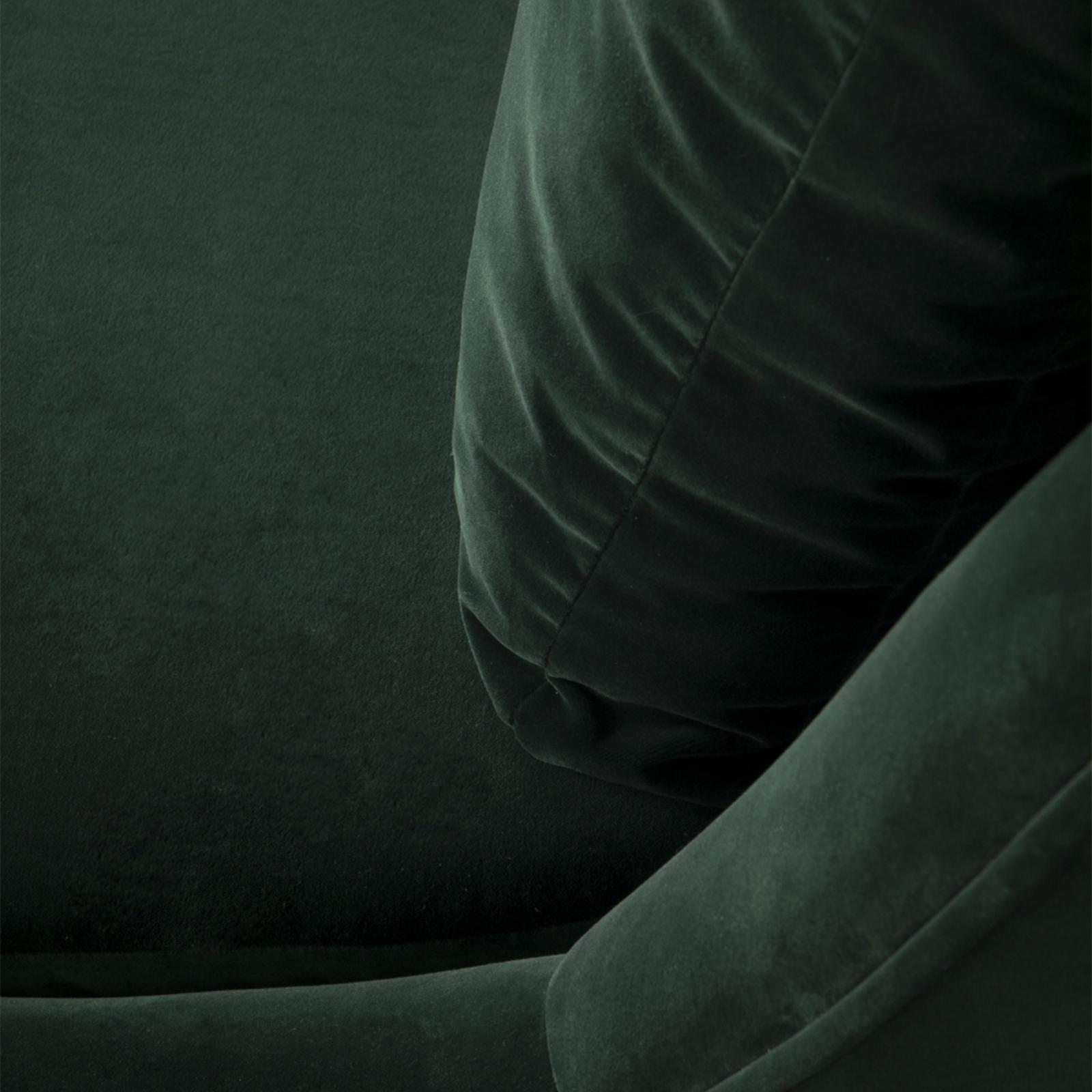 Plush Velvet Grande Chaise Longue