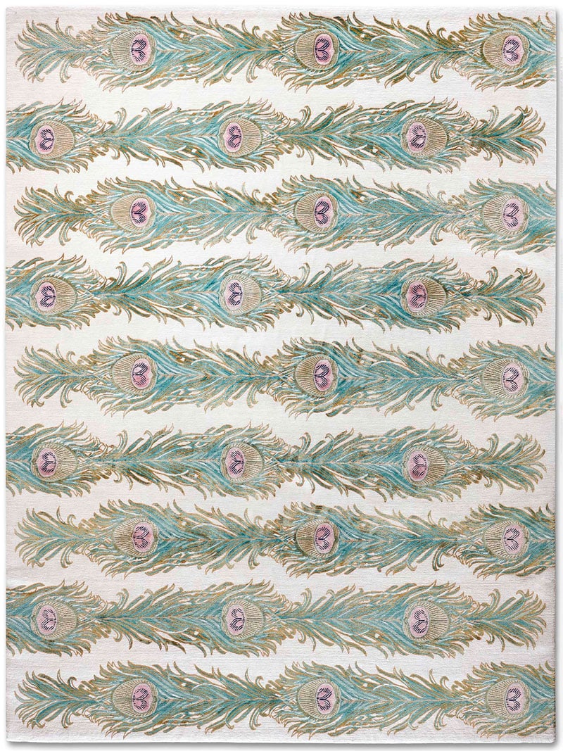 Feathers Lane Luxury Silk / Wool Rug | Size: 250 x 300 cm
