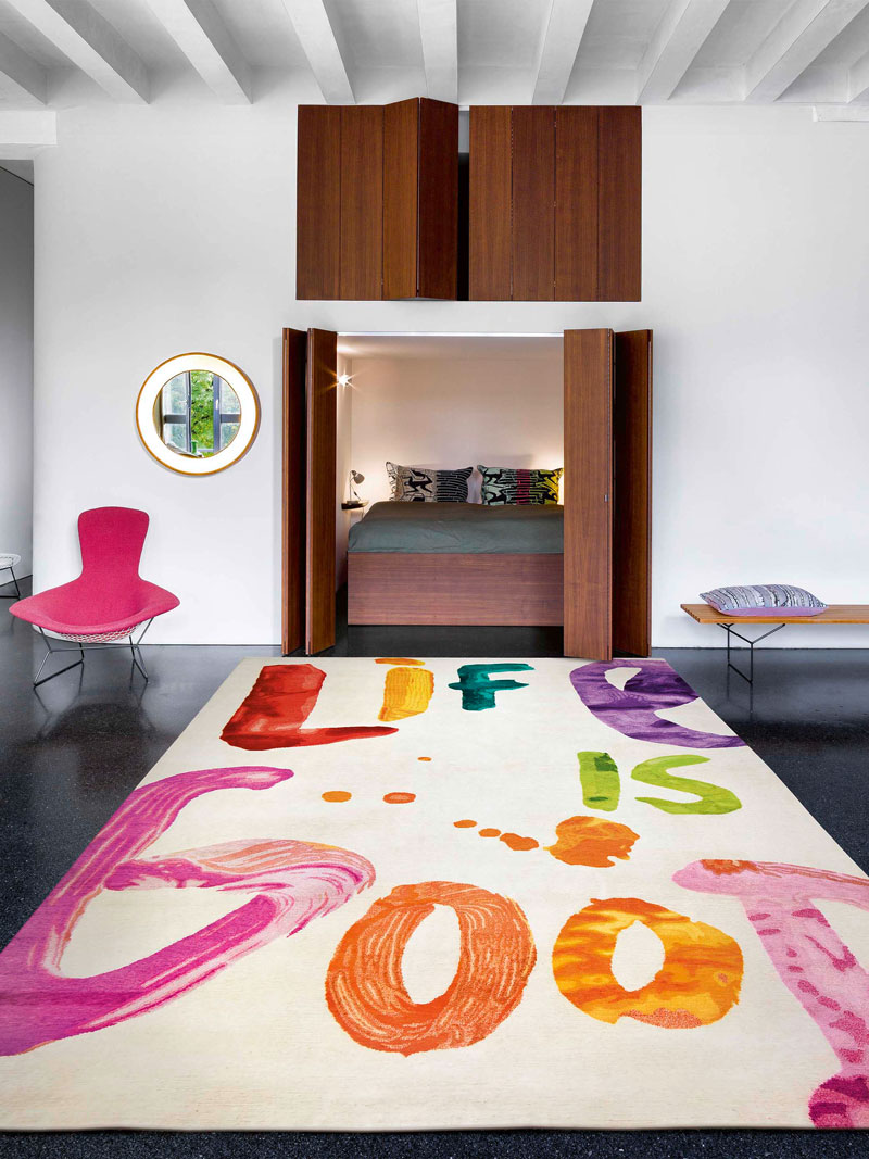 Life is Good Luxury Hand-Woven Rug