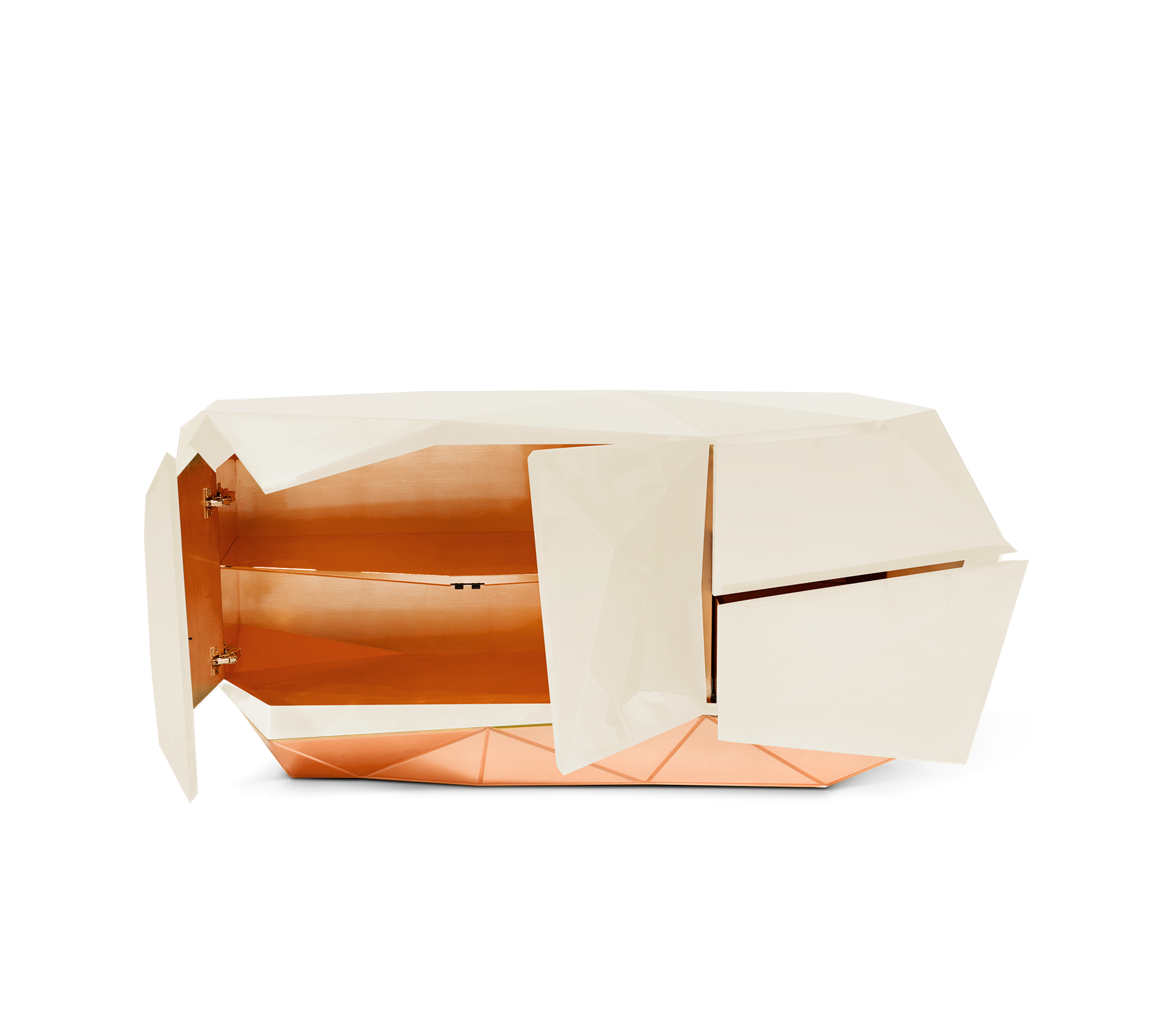 Prism Cream Designer Sideboard