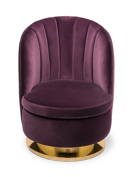 Galen Purple Single Sofa
