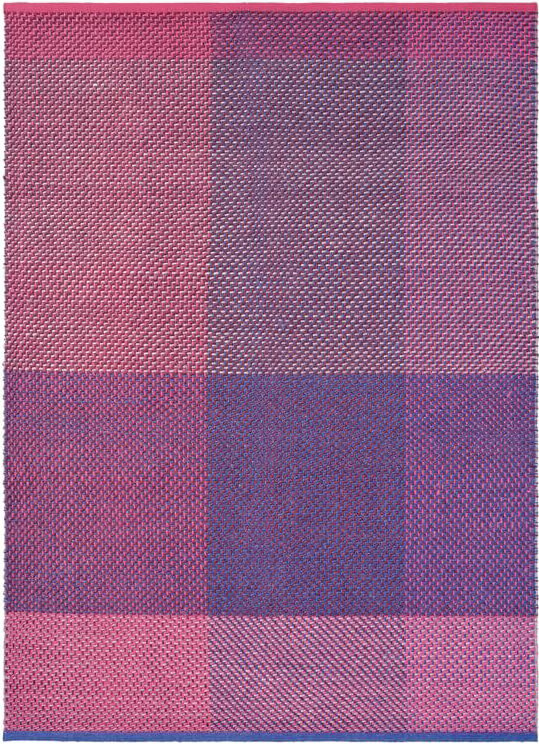Check Burgundy 56400 Rug by Ted Baker | Size: 250 x 350 cm