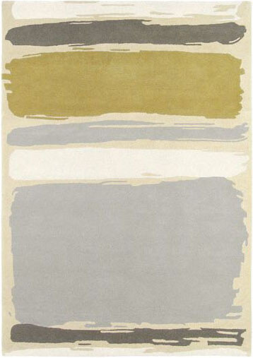 Abstract Hand-Tufted Wool Rug