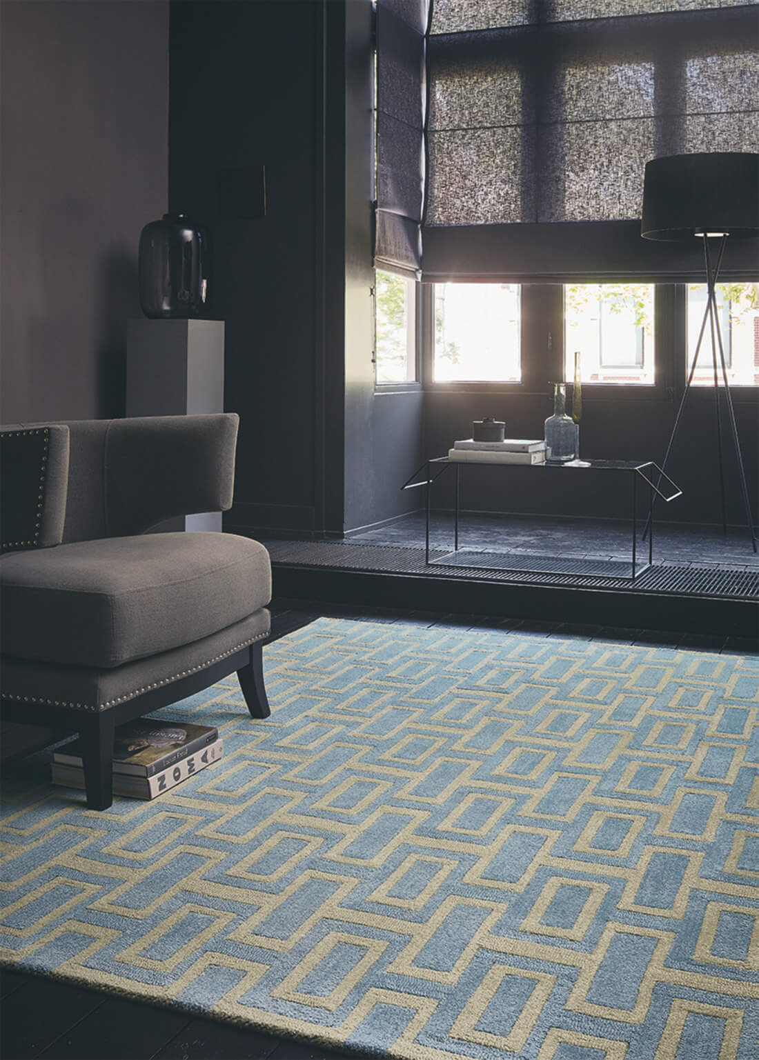 Intaglio Blue 37208 Rug | Size: 170 x 240 cm