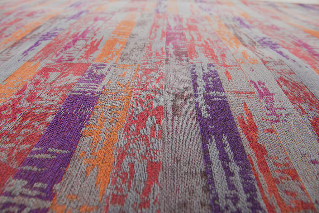 Red Orange Rug by Louis de Poortere