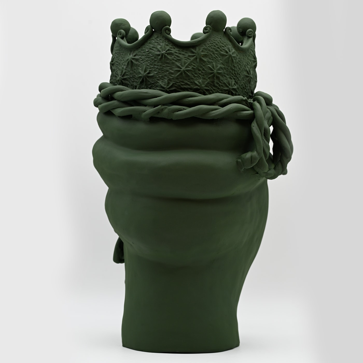 Verdant Green Artisan Sculpture