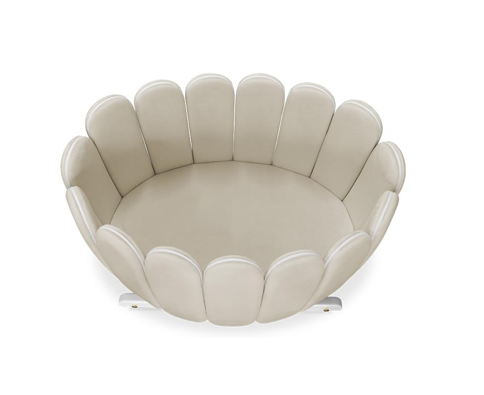 Lotus Gentle Beige Rocking Crib