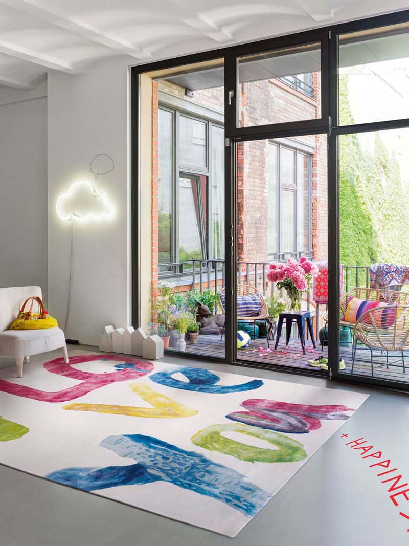 I love You Luxury Hand-Woven Rug