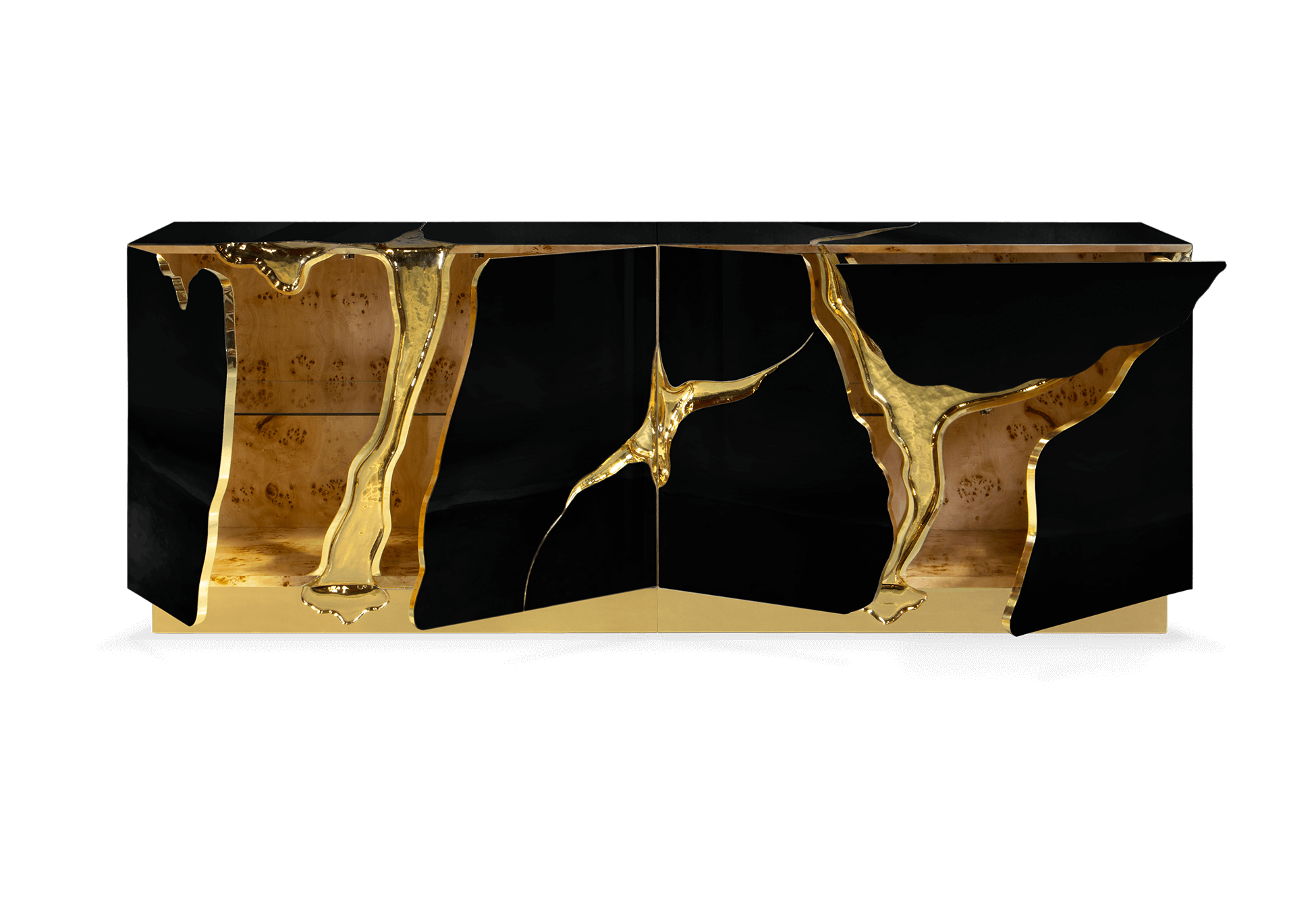 Black & Gold Prestige Sideboard