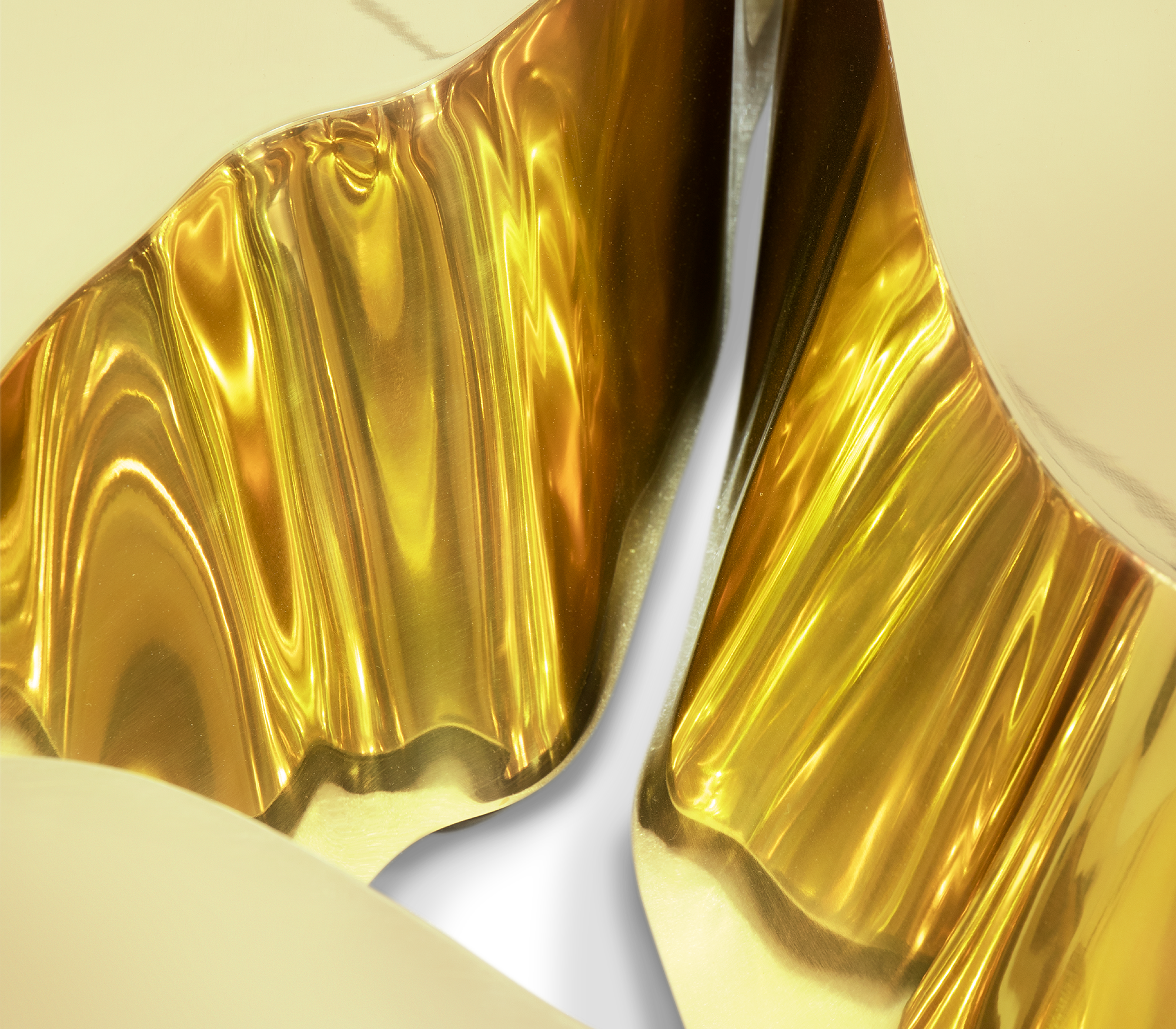 Gold Leaf Designer Coffee Table
