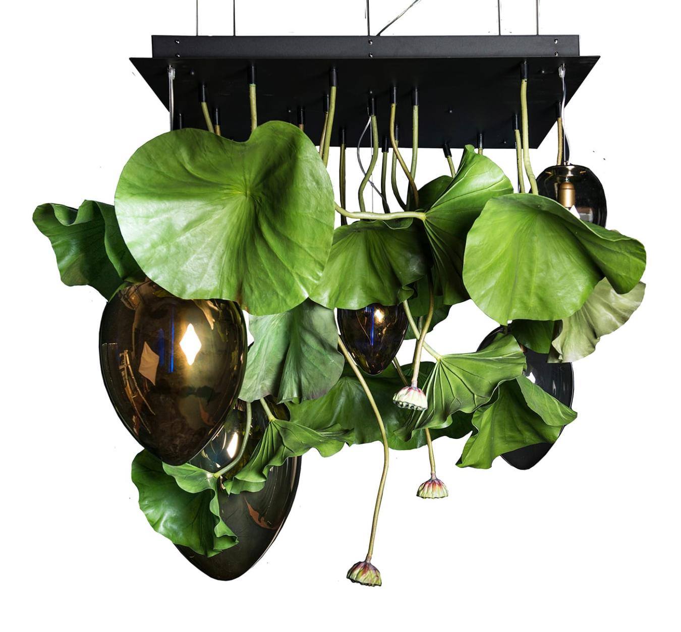 Lotus Crystal Artisan Chandelier
