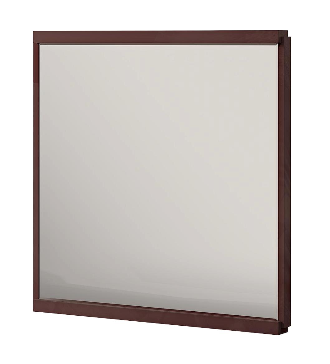 Classic Wooden Square Wall Mirror