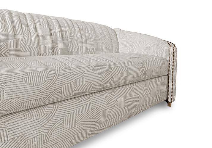 Premium Comfort Beige Curved Luxe Sofa