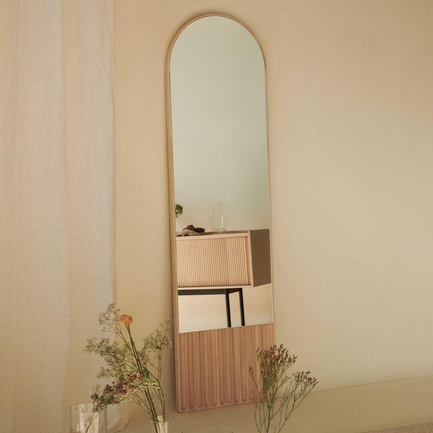Tutto Sesto Natural Italian Crafted Floor Mirror