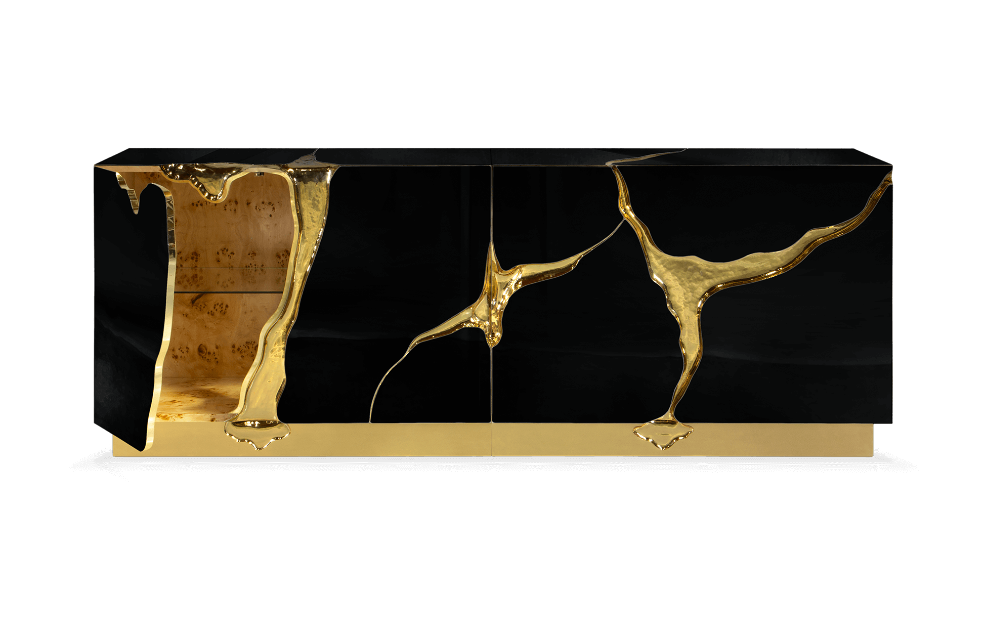 Black & Gold Prestige Sideboard