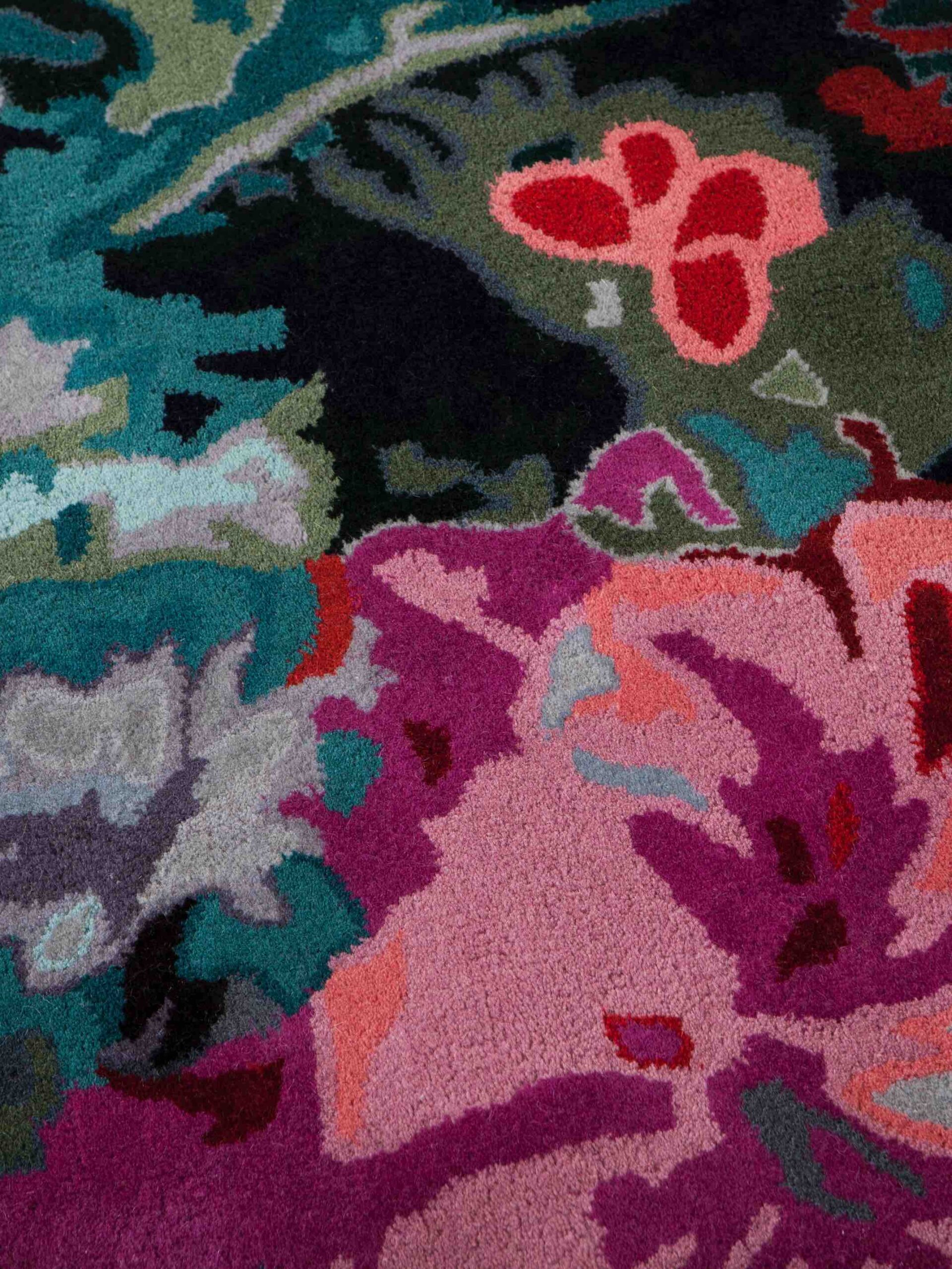 Flamingo Designer Wool Rug