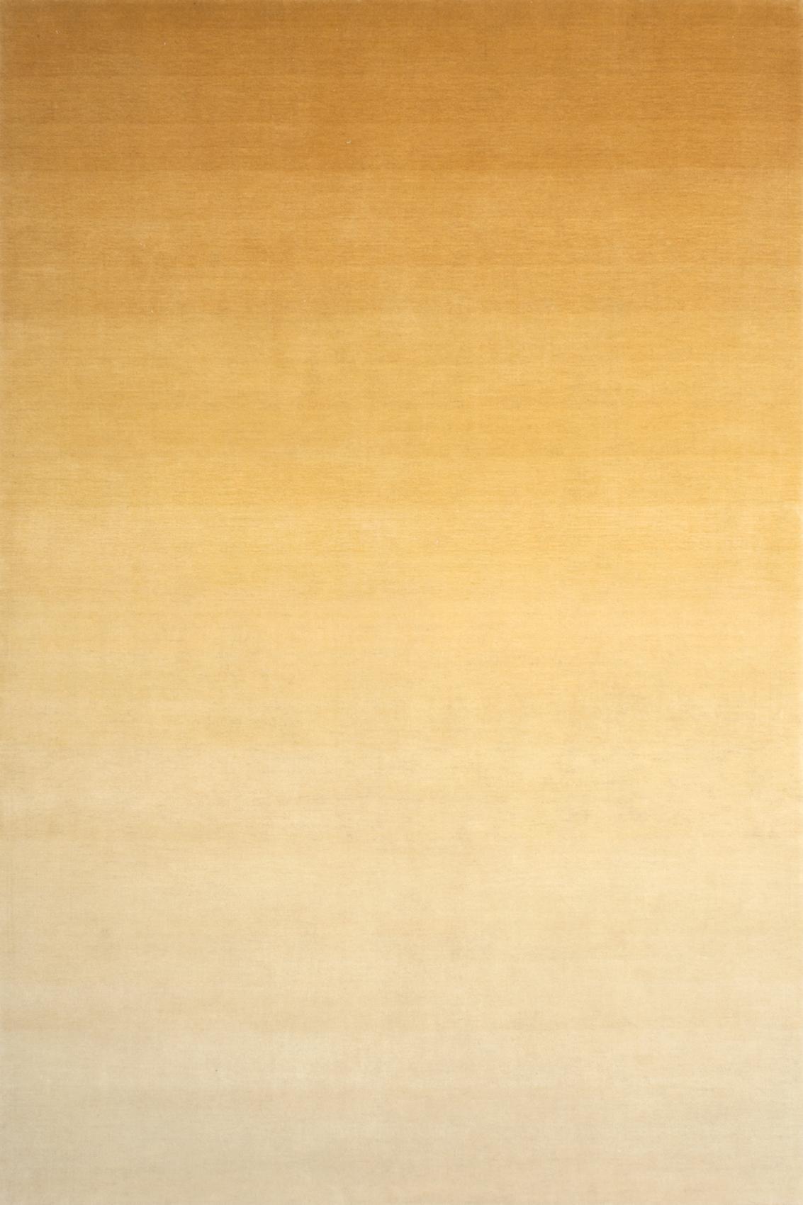 Gradient Wool Indian Handwoven Luxury Rug | Colour: Yellow | Size: 300 x 400 cm