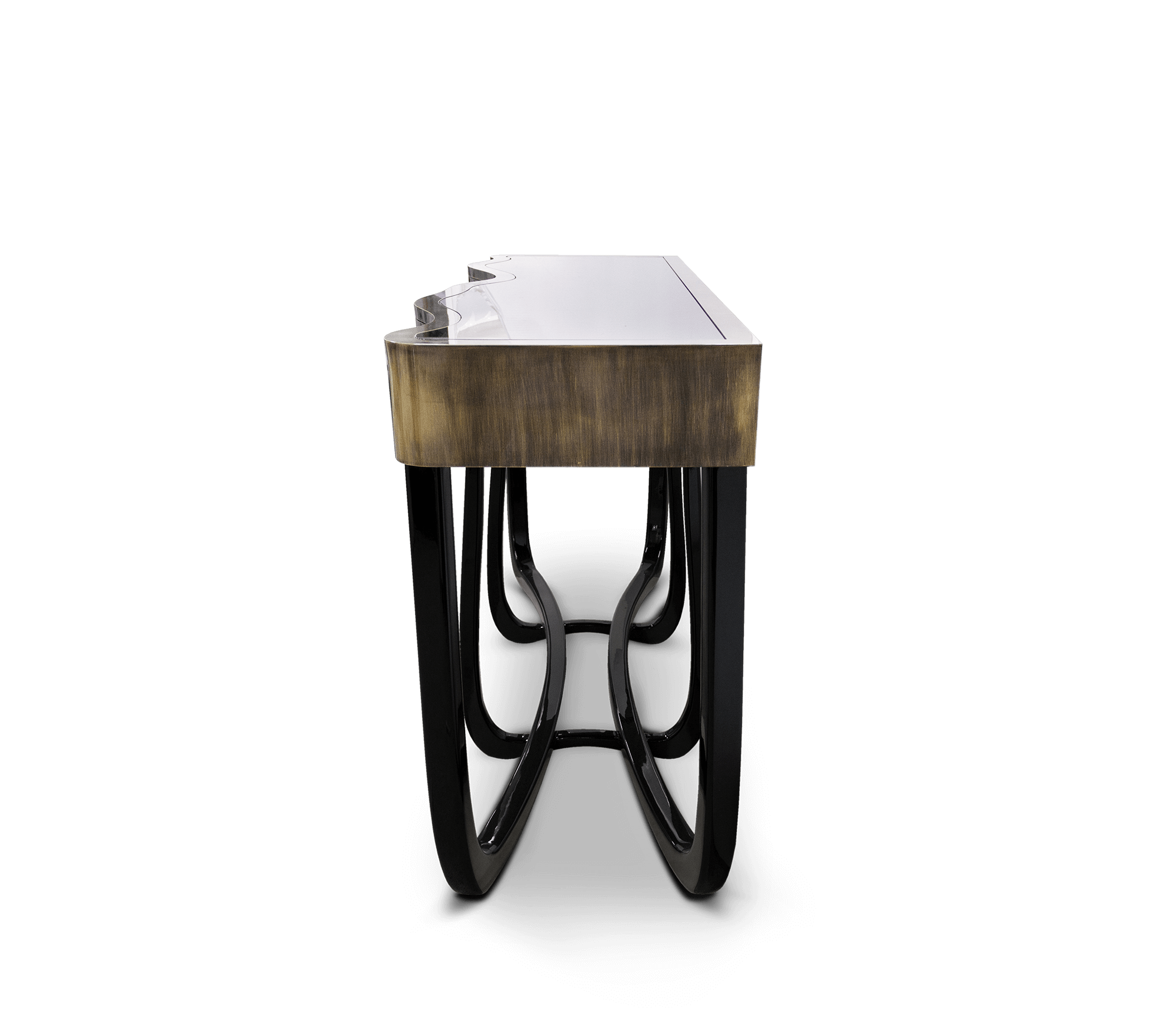 Serpentine Patina Luxe Console