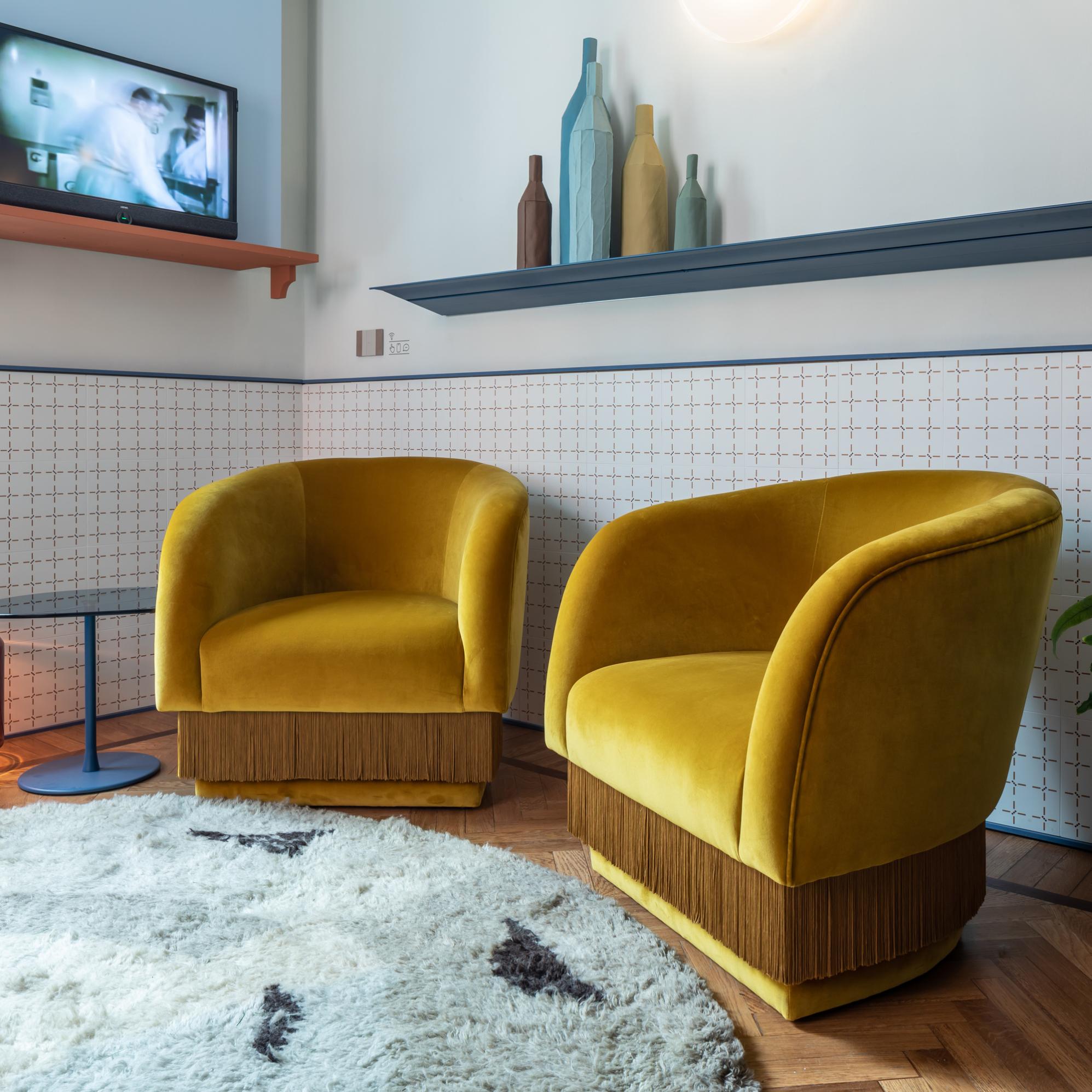 La Folie Yellow Armchair