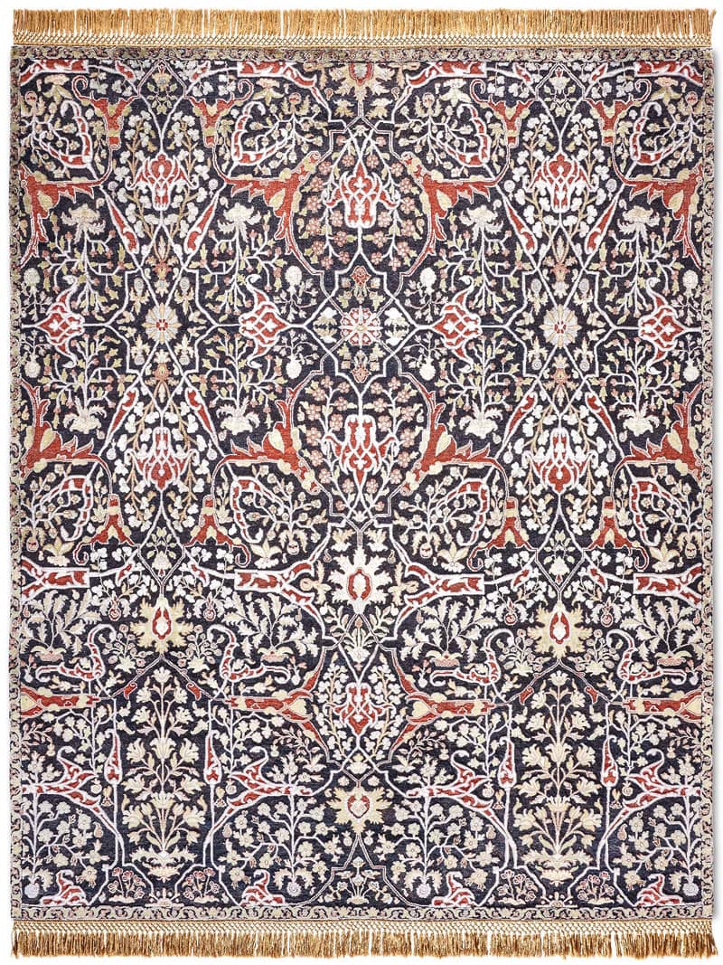 Teheran Blue Luxury Handwoven Rug