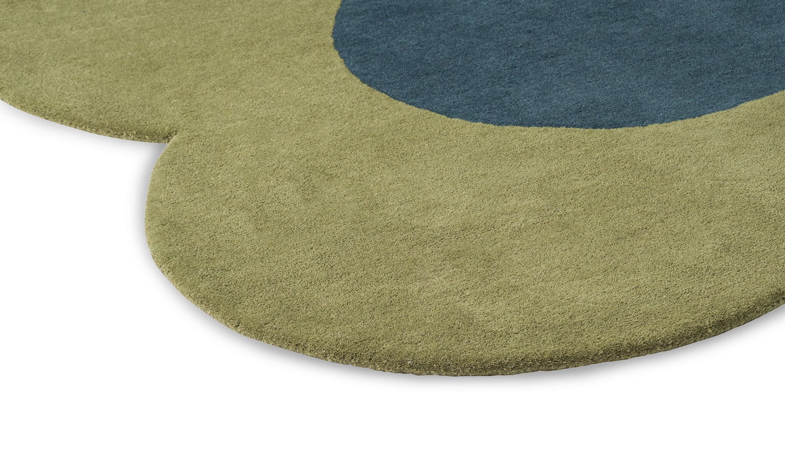 Flower Green Handtufted Premium Rug | Size: Ø 150 cm