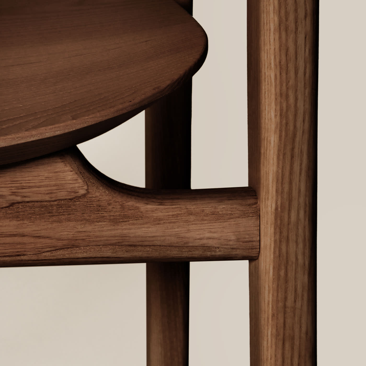 Duna Brown Contemporary Italian Chair
