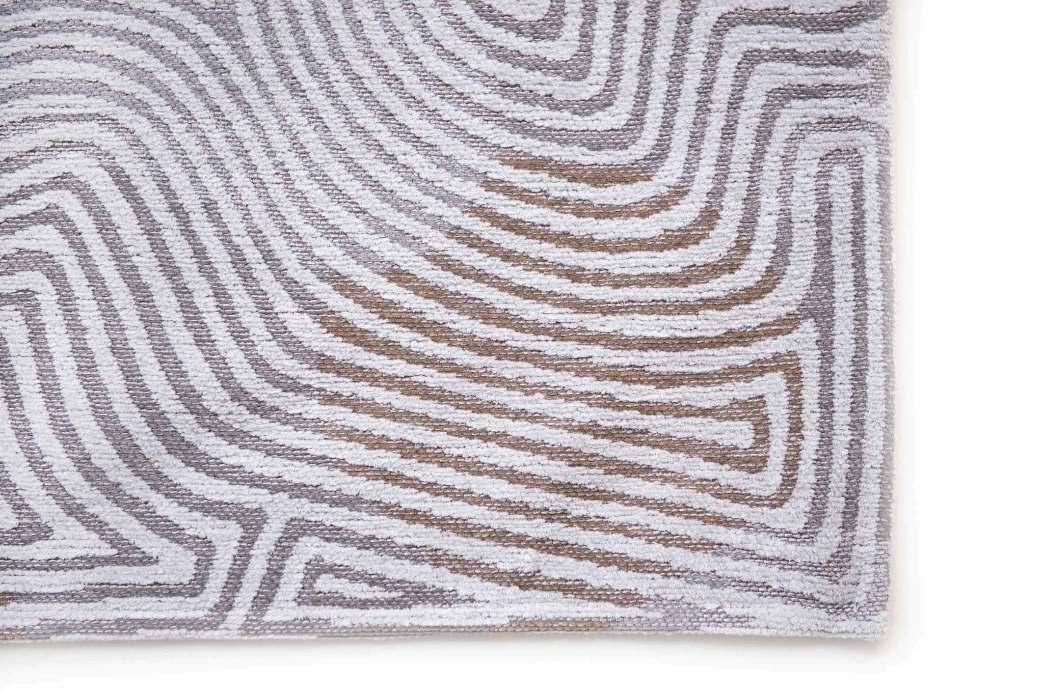 White Belgian Flatwoven Rug