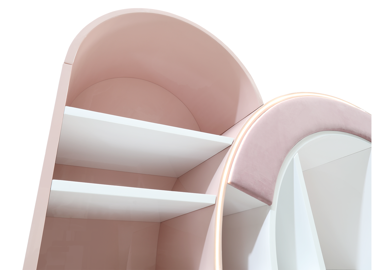 Bubble Gum Pink Bookcase