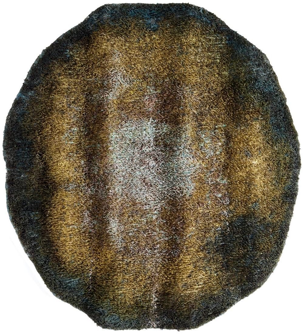 Metal Designer Luxury Rug