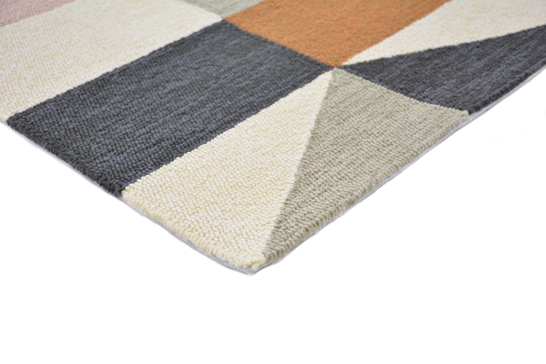 Geometric Multi Outdoor Hand-Woven Rug ☞ Size: 160 x 230 cm